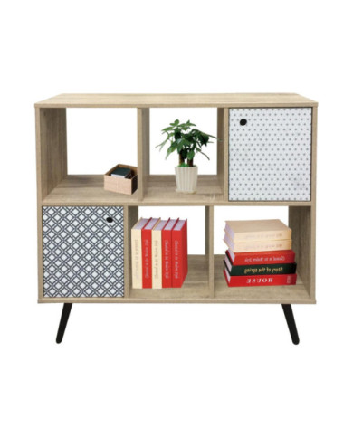 Librería Mailbox 98,5 x 87 cm colorida