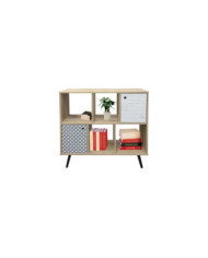 Librería Mailbox 98,5 x 87 cm colorida