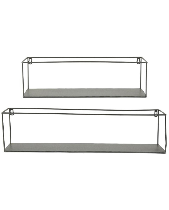 Estantes de pared Ginny (2-set) Gris
