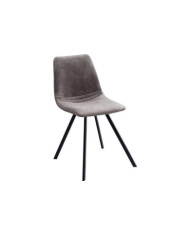 Silla Amsterdam Retro gris oscuro