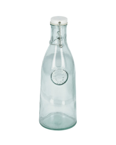 Botella Tsiande de vidrio transparente 100% reciclado