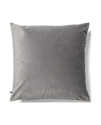 Funda cojín Lita 45 x 45 cm terciopelo gris