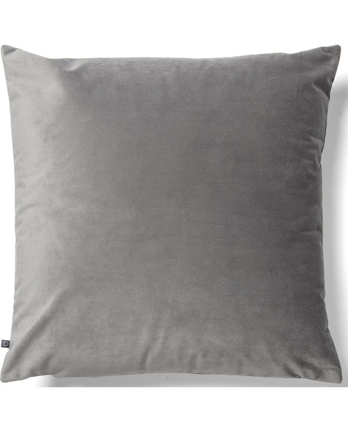 Funda cojín Lita 45 x 45 cm terciopelo gris