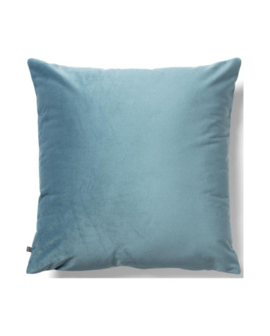 Funda cojín Lita 45 x 45 cm terciopelo turquesa
