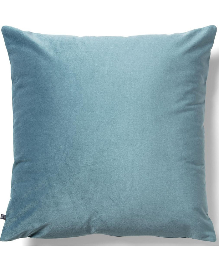 Funda cojín Lita 45 x 45 cm terciopelo turquesa
