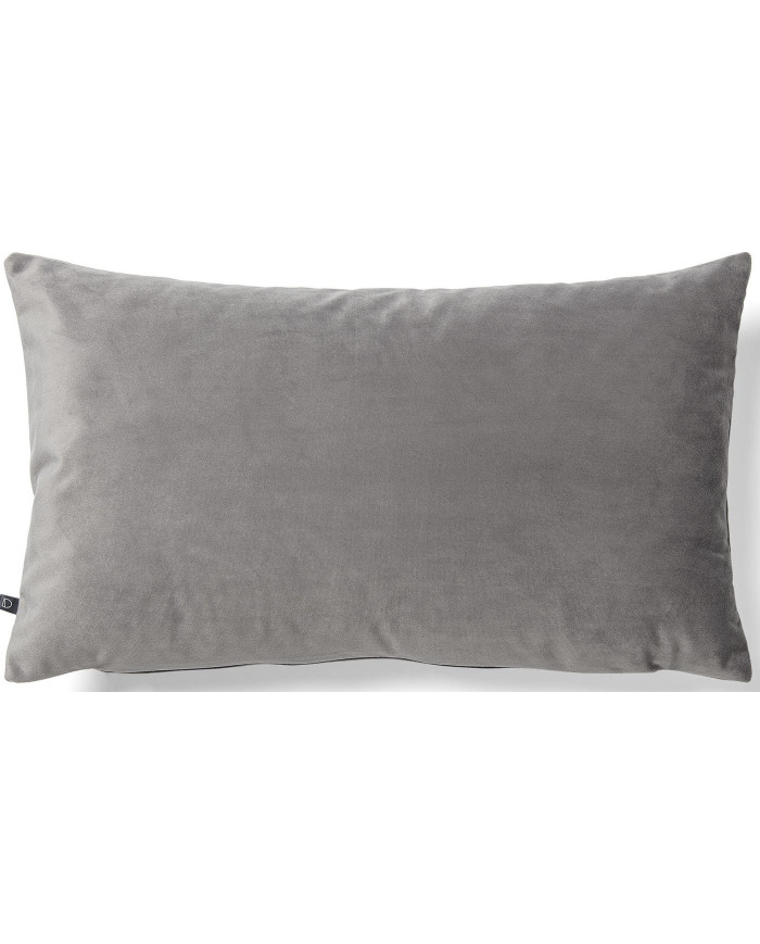 Funda cojín Lita 30 x 50 cm terciopelo gris
