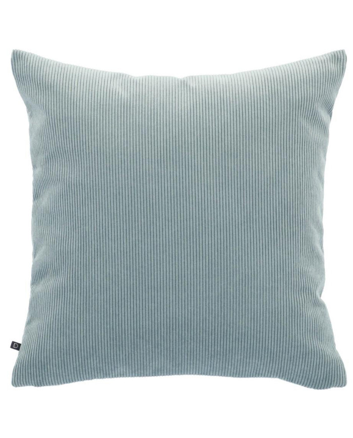 Funda cojín Namie 45 x 45 cm pana turquesa