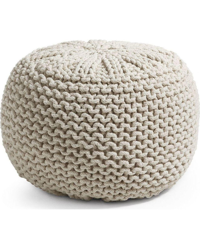 Puf Shott    diam         50 cm blanco