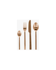 Set Kelda de 16 cubiertos cobre