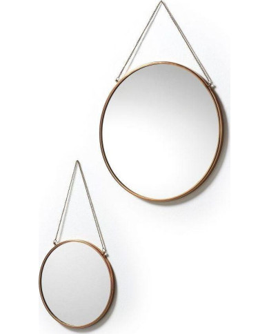 Set Icon de 2 espejos    diam         41 cm /    diam         26 cm