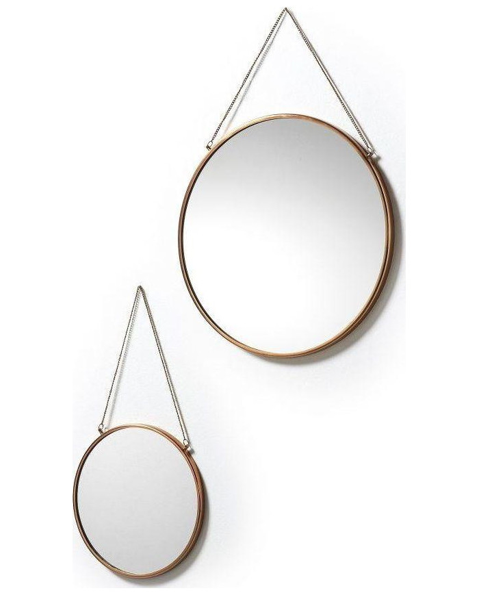 Set Icon de 2 espejos    diam         41 cm /    diam         26 cm