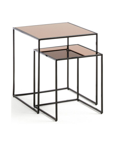 Set Sute de 2 mesas auxiliares