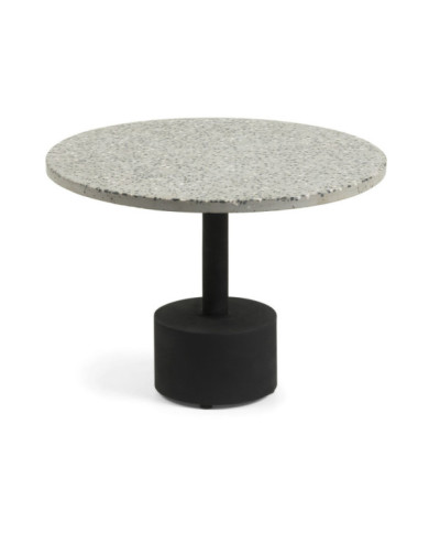 Mesa auxiliar Delano    diam         55 cm gris