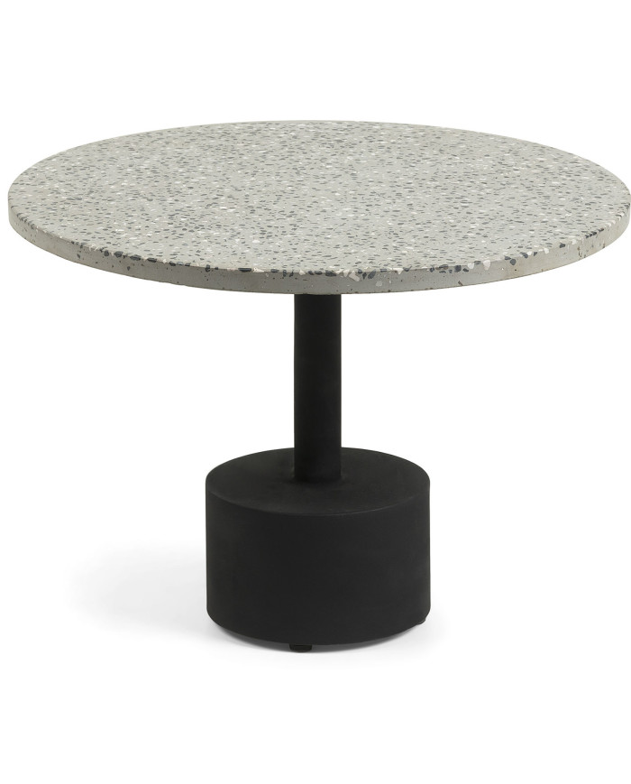 Mesa auxiliar Delano    diam         55 cm gris