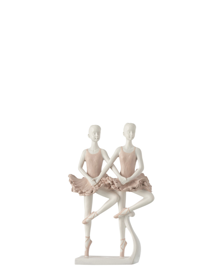BAILARINA 2P RESINA ROSA