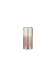 JARRON RED ALTO VIDRIO ROSA L