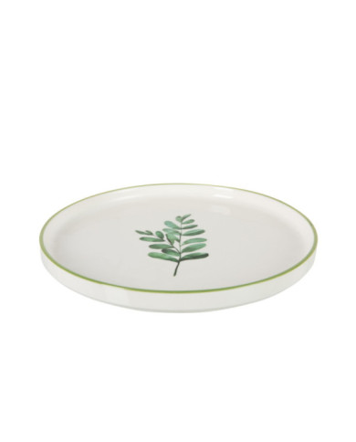 PLATO BAJO EUC PORC BL/VER L