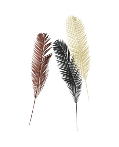 Hojas decorativas de Piolín (juego de 6) coloridas 13x52 cm