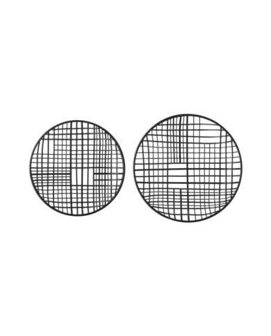 Decoraciones de pared Lonart (2 juegos) negro