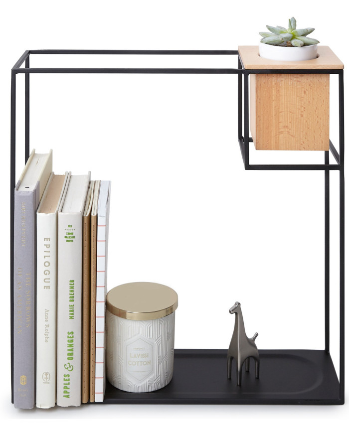 Estantería Cubist 38x39 cm Negro.