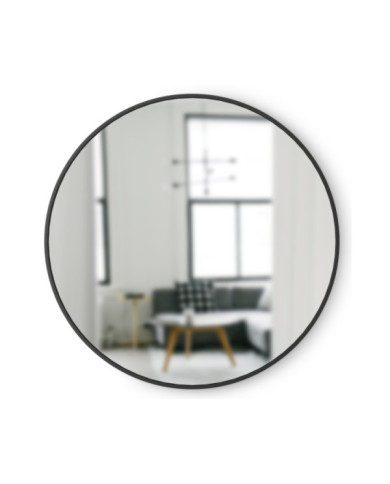Espejo Hub 91x91 cm Negro.