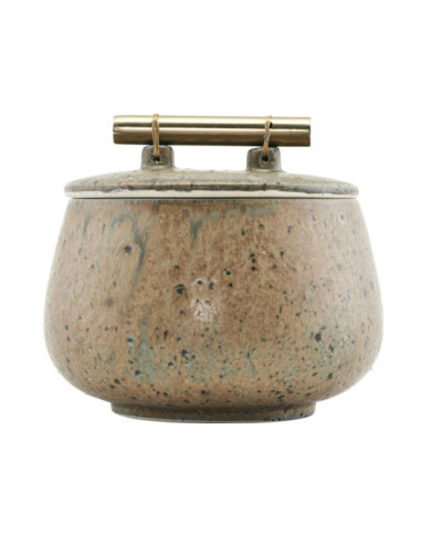 Recipiente con tapa Diva    diam        14x12 cm marrón-verde