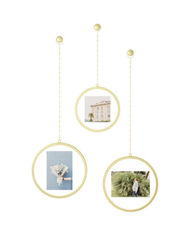 Marcos de fotos Fotochain (3 juegos) latón