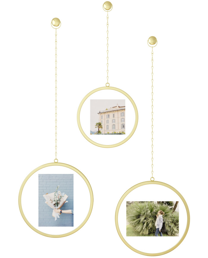 Marcos de fotos Fotochain (3 juegos) latón