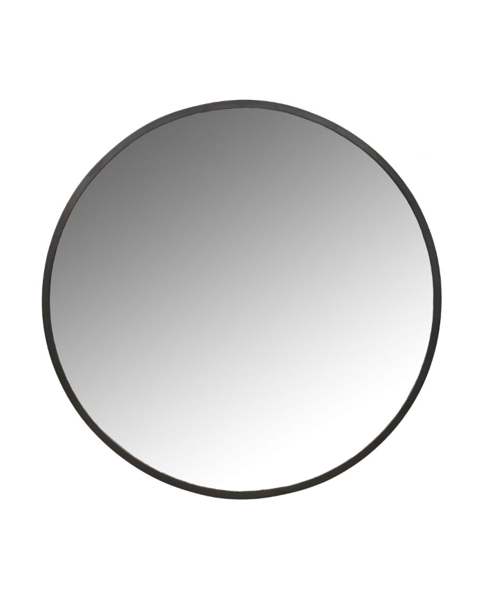 Espejo colgante Dayira    diam        80 cm negro