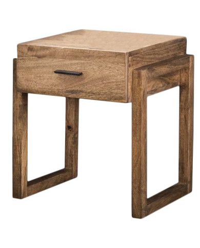 Mesa de noche Gobi 45x50 cm mango