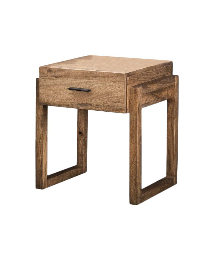 Mesa de noche Gobi 45x50 cm mango