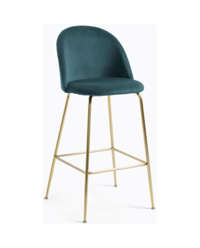 Taburete de bar Mystere 53x108 cm turquesa