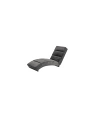 Sofá tipo chais longue Slinky 60x170 cm gris oscuro