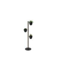 Soporte para macetas Floristand 44x140 cm negro-marrón