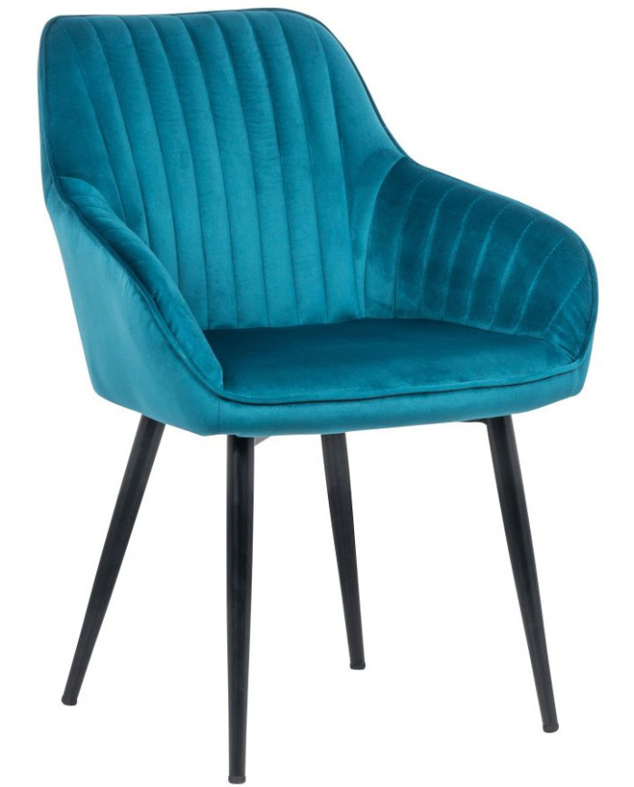 Silla turin turquesa