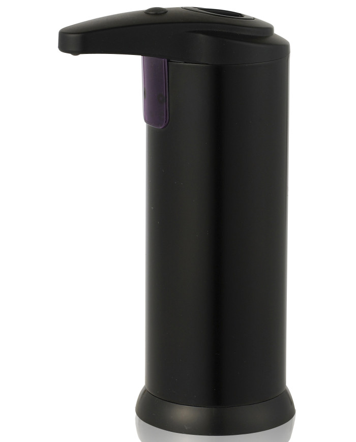 Dispensador de jabón con sensor 7x18 cm negro