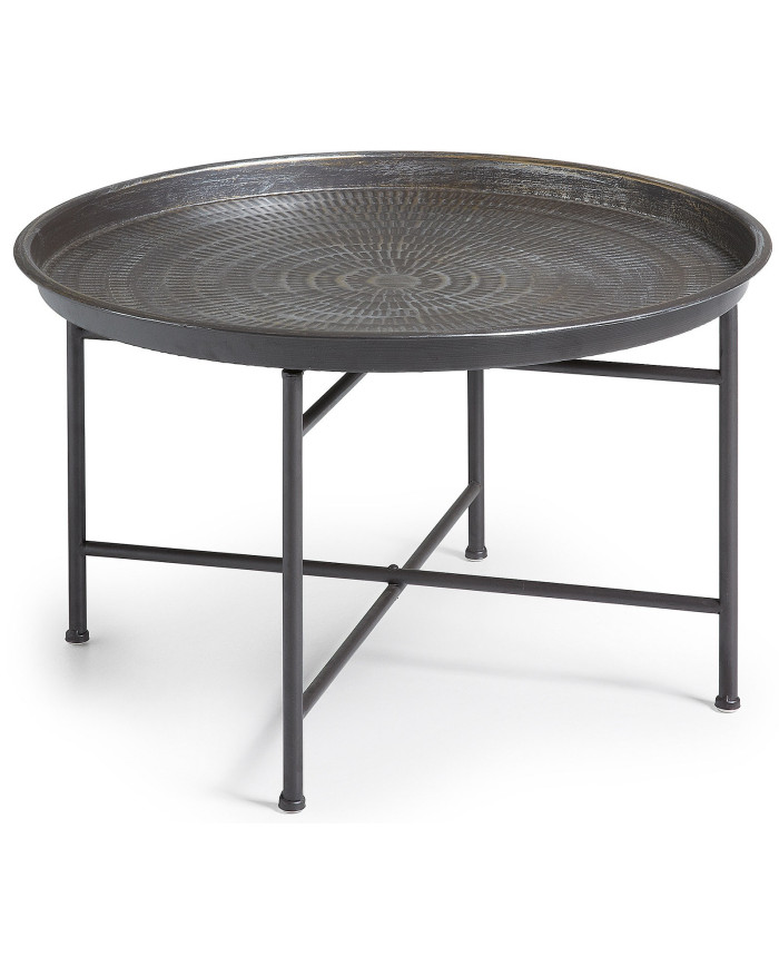 Mesa de centro Adaline    diam        65 cm Plateado