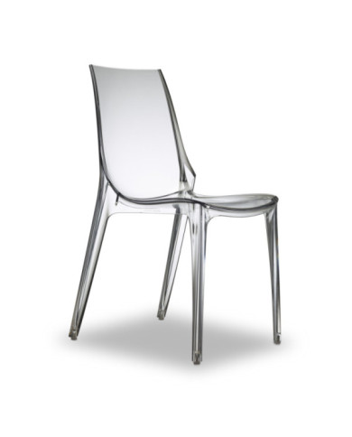 Silla tocador 49x88 cm transparente