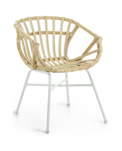 Silla de jardín Constant 55x73 cm Natural