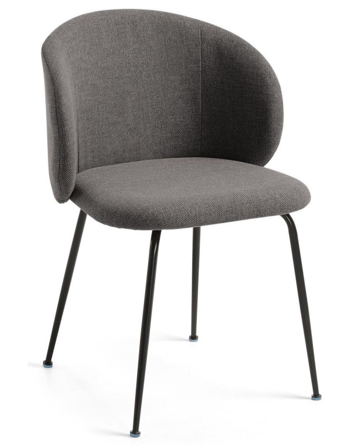 Silla Minna gris oscuro