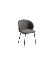 Silla Minna gris oscuro