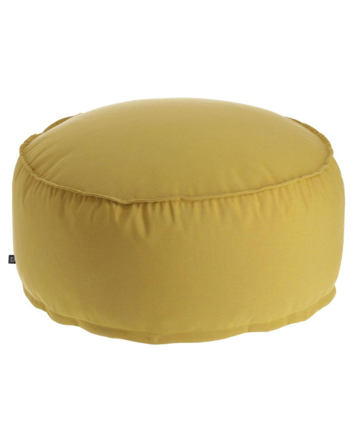 Puf redondo Nedra    diam         70 cm mostaza