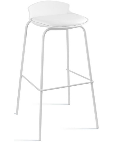 Taburete de bar Duke 40x86 cm blanco