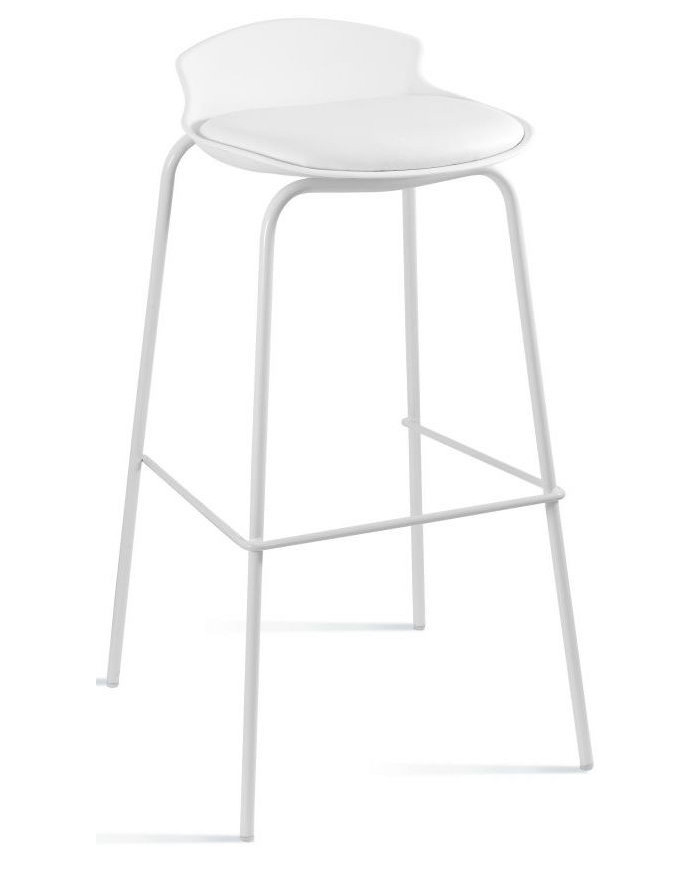Taburete de bar Duke 40x86 cm blanco