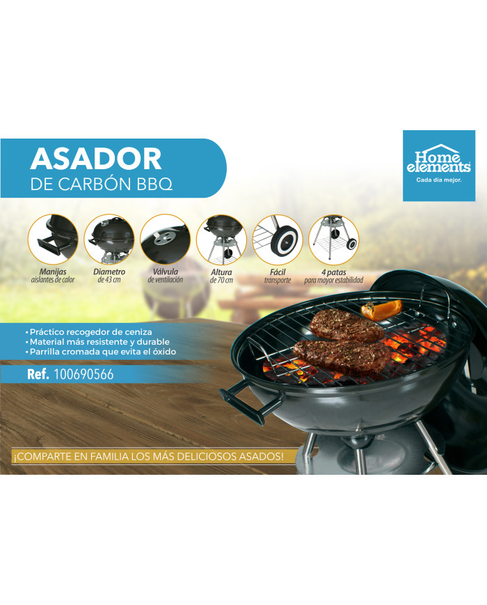 Asador De Carbon Barbecue Home Elements
