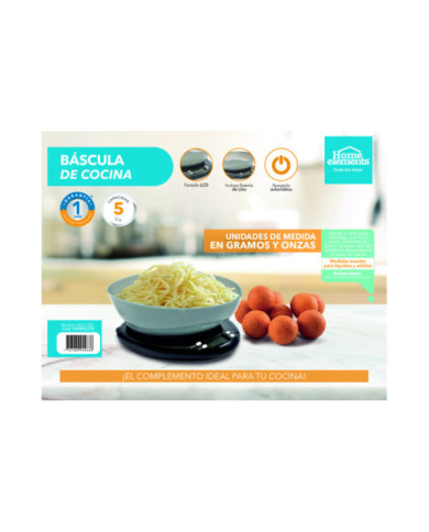 Bascula De Cocina Digital 5Kg Mod-Jy301 He