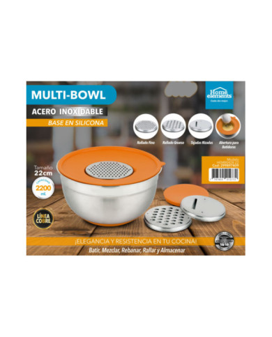 Bowl 22 Cm Base Silicona 3 Pzas