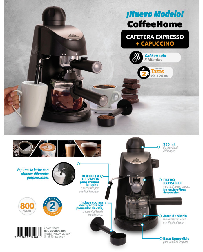 Cafetera Coffe Home - Capuchinera