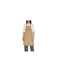 Delantal de Chef Bordado "Sabor" - Dril Khaki
