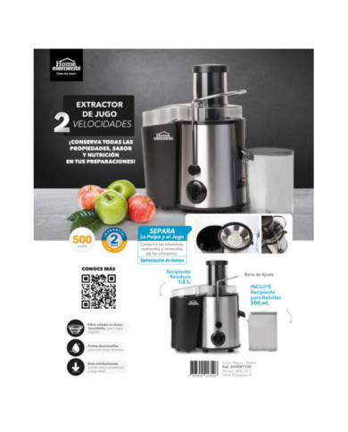 Extractor De Jugos 1,2 Lts